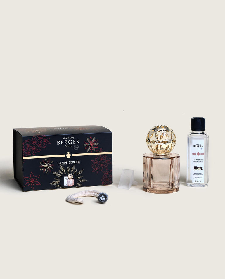Maison Berger - Pomelis Beige Lamp Gift Set with Vanilla Magnificence