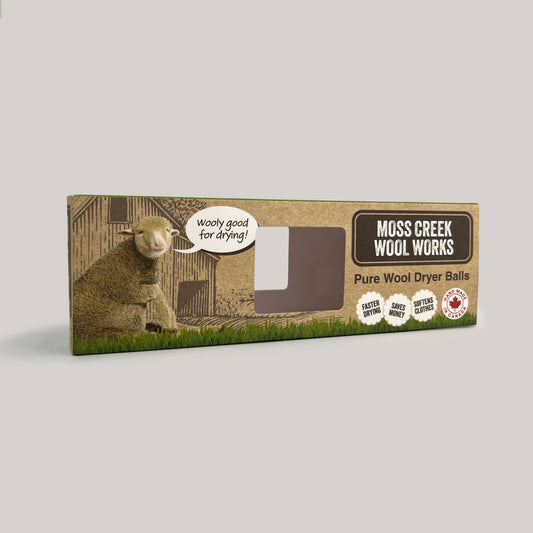Empty Barn Box | Holds 3 Wool Dryer Balls | Gift & Display
