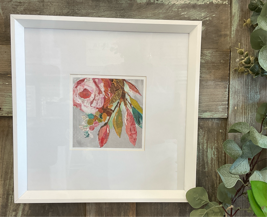 Delilah Floral Framed Art-Rambling Rose