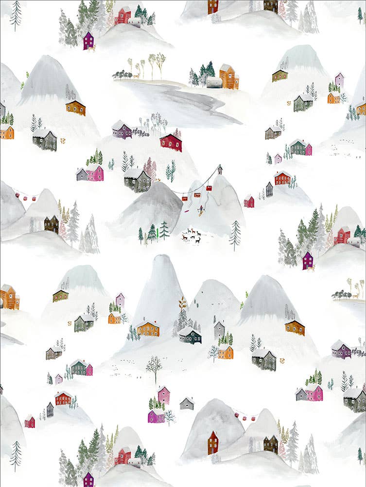 Village Alpin Tea Towel - Canadian Designed