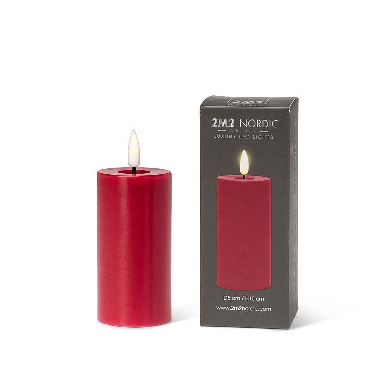 Luxlite Flameless Candle Red