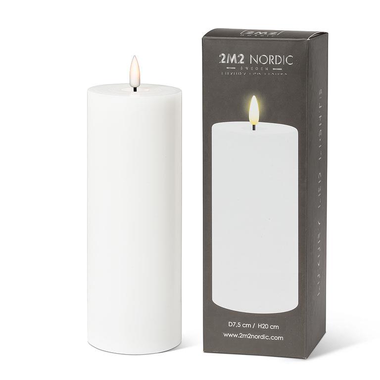Luxlite Flameless Candle White