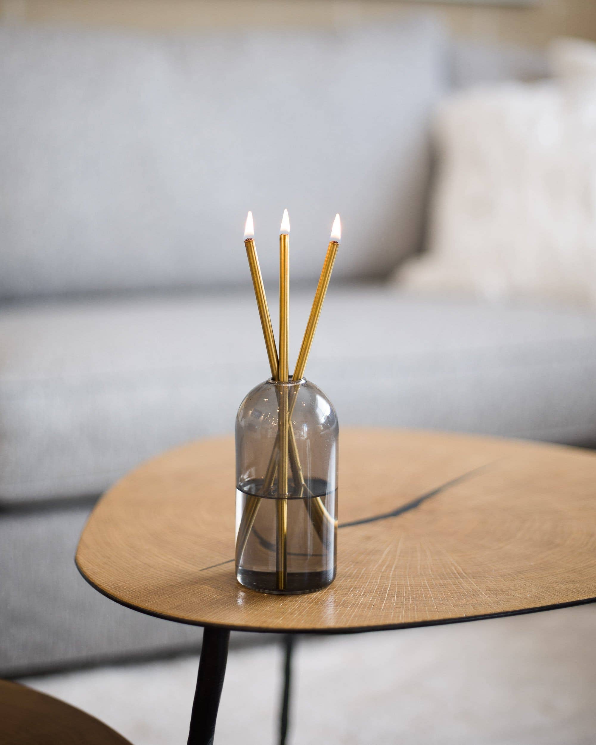 Gold Everlasting Candles - Made in Canada