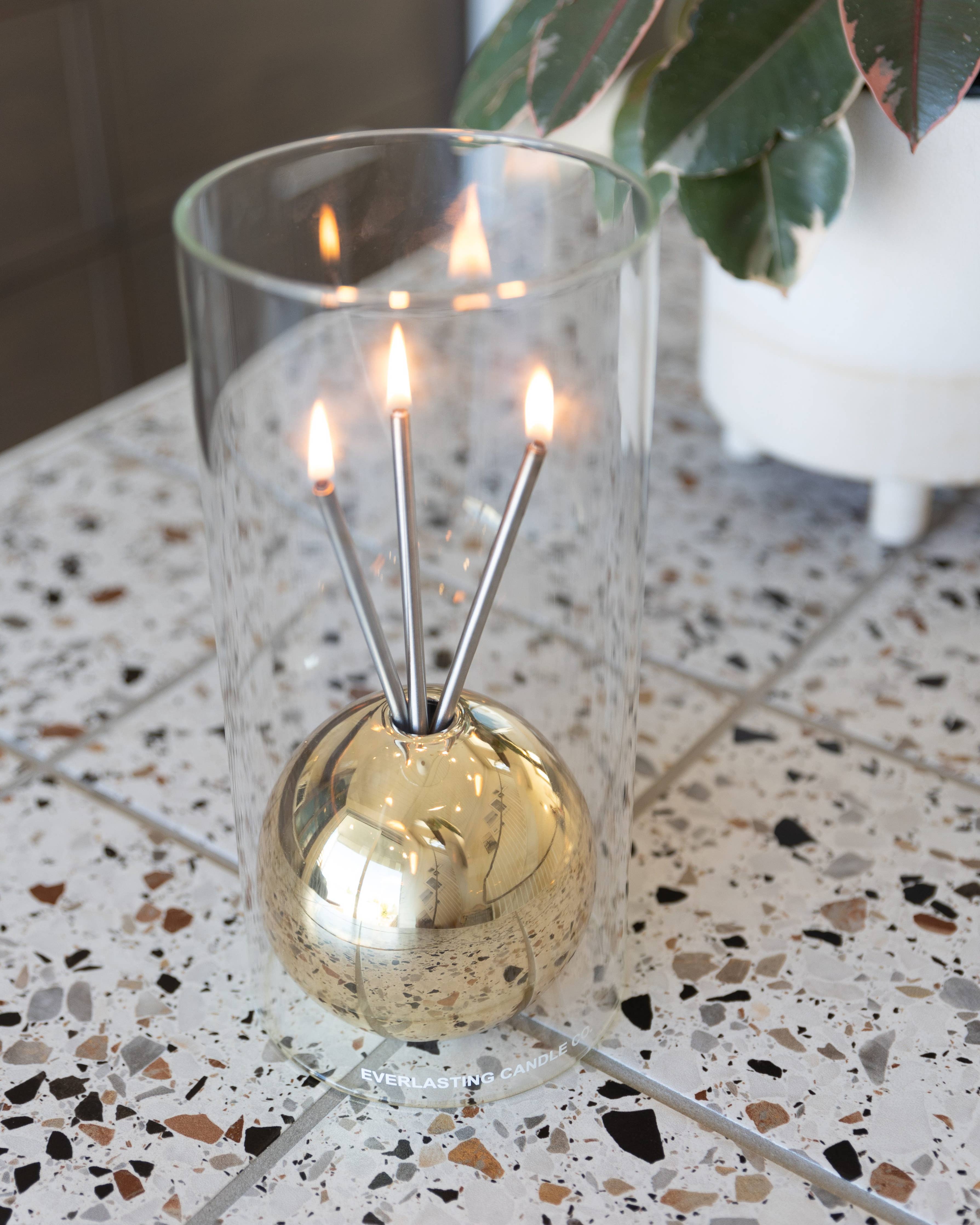 Hurricane Vase - Everlasting Candles - made in Canada
