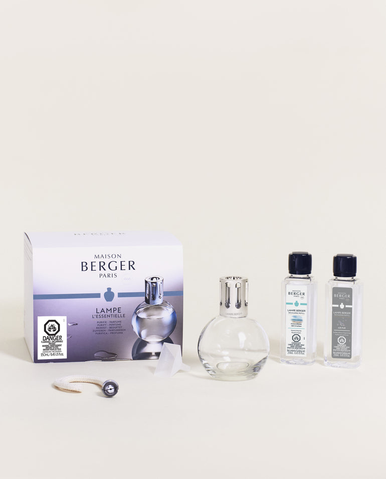 Maison Berger - Essential Starter Kit- Round Lamp with Air Pur so Neutral and Ocean Breeze