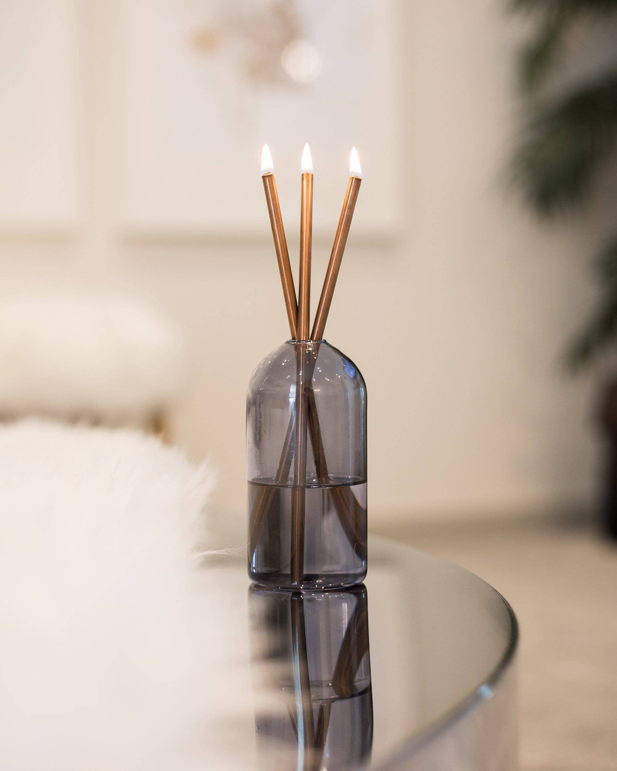 Champagne Everlasting Candles - Made in Canada