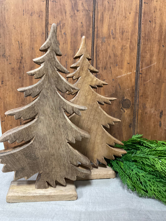 Natural Wood Christmas Tree