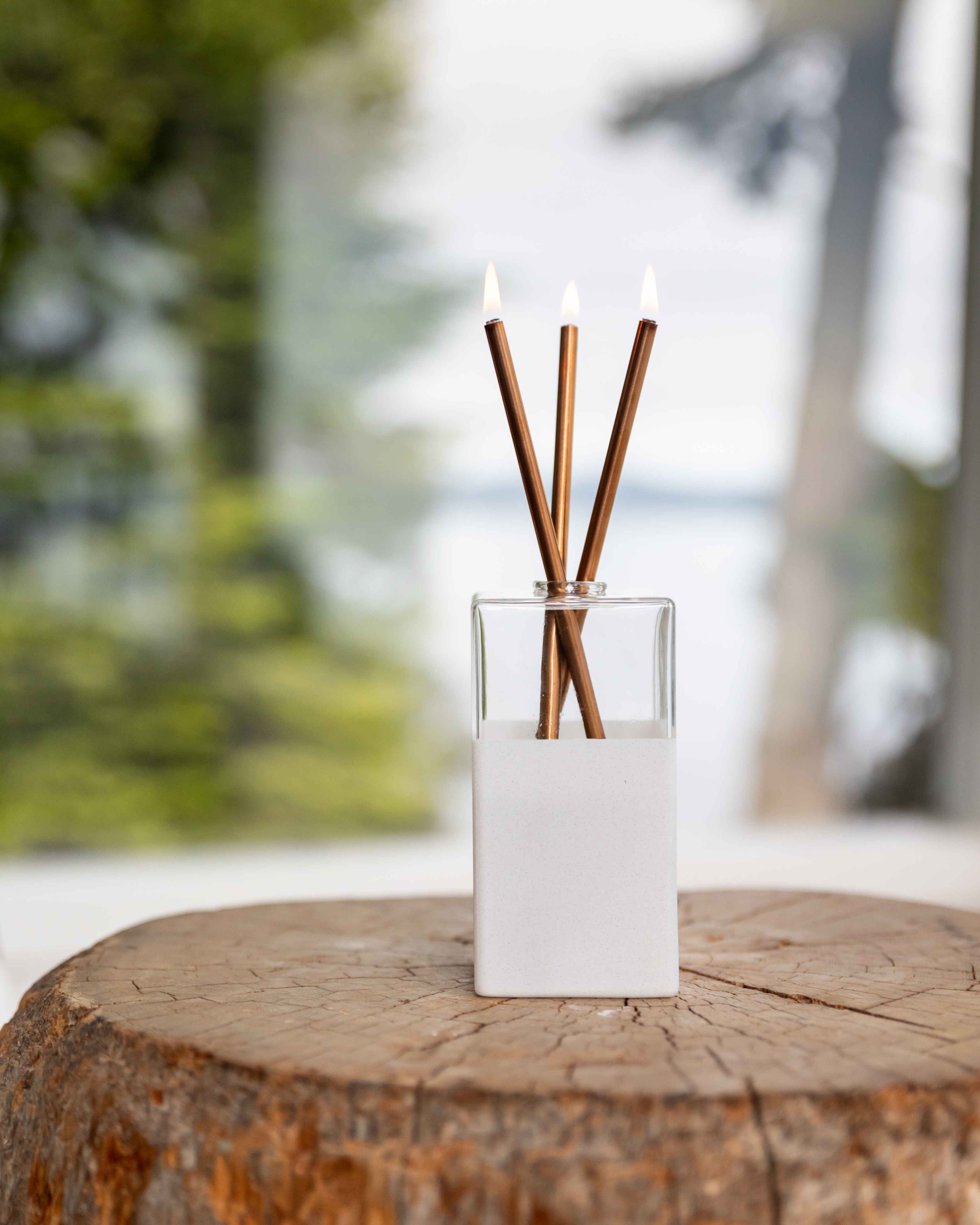 Champagne Everlasting Candles - Made in Canada