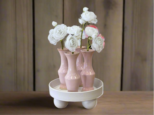 Chasing Rainbows Bud Vase - pink