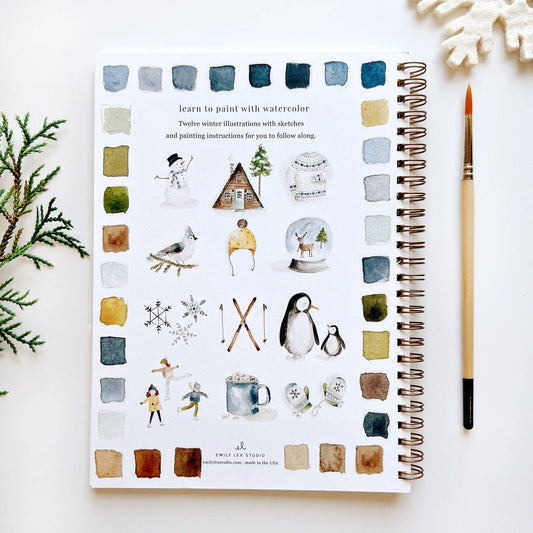 Emily Lex Watercolor Winter Workbook