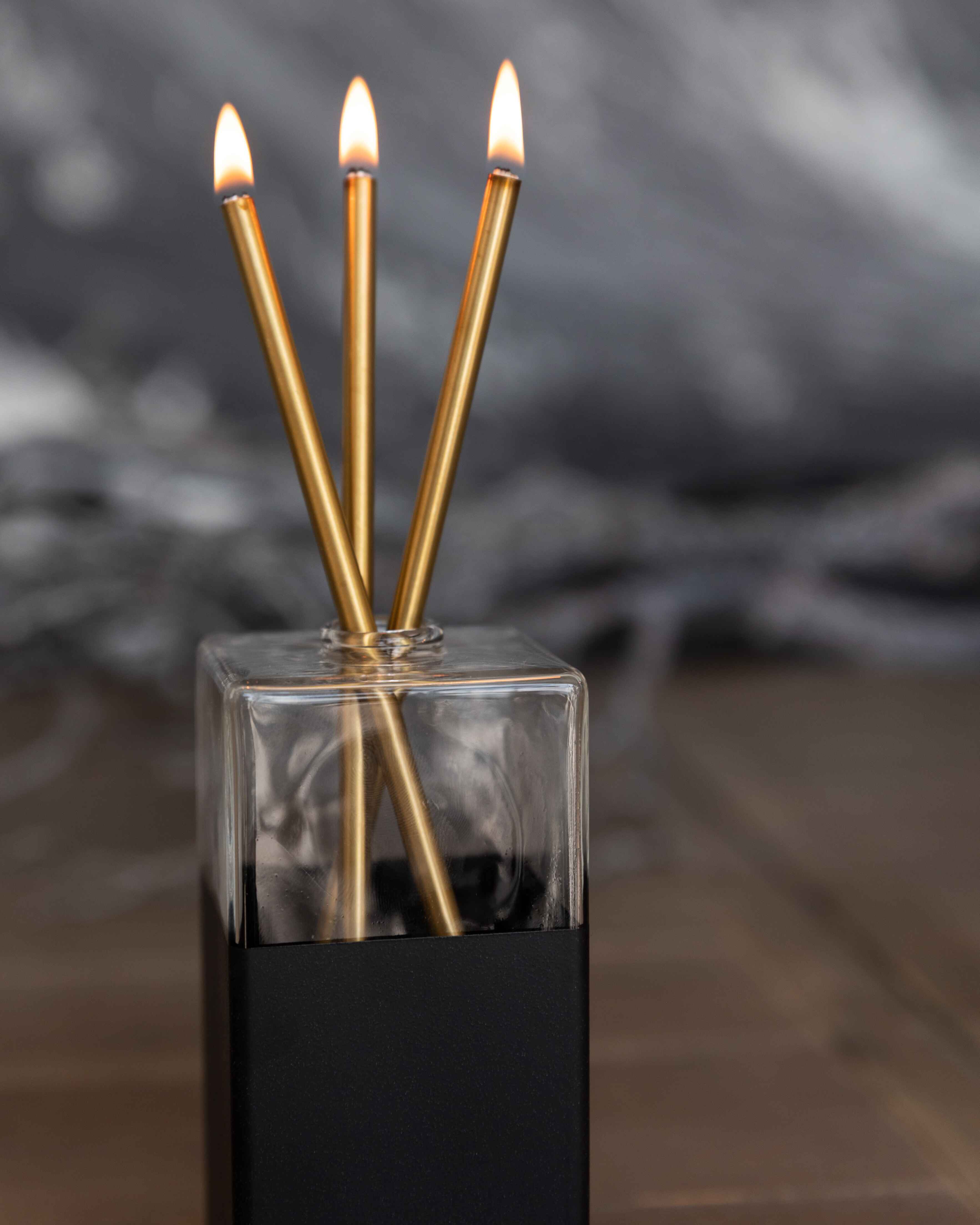 Gold Everlasting Candles - Made in Canada