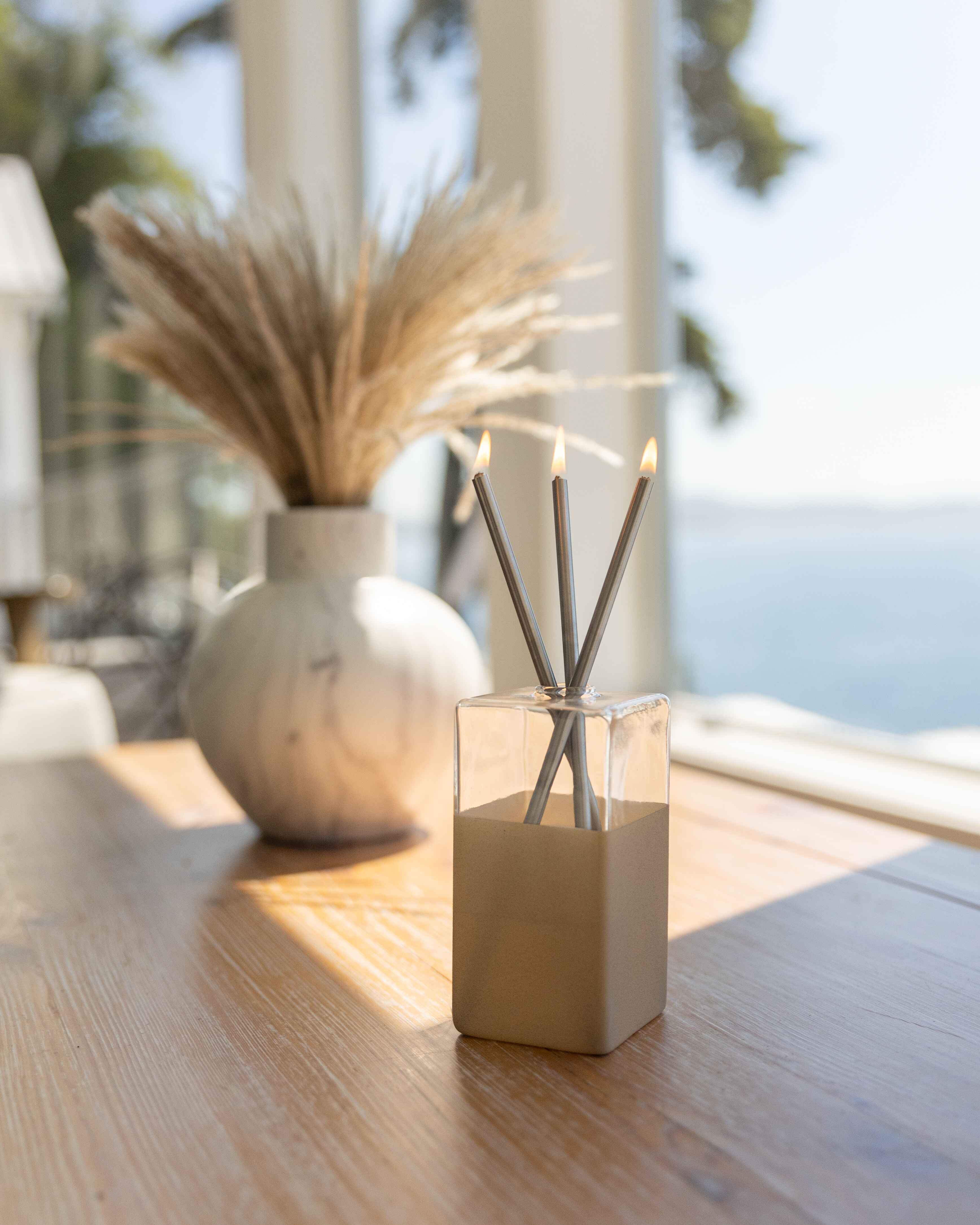 Silver Everlasting Candles - Made in Canada