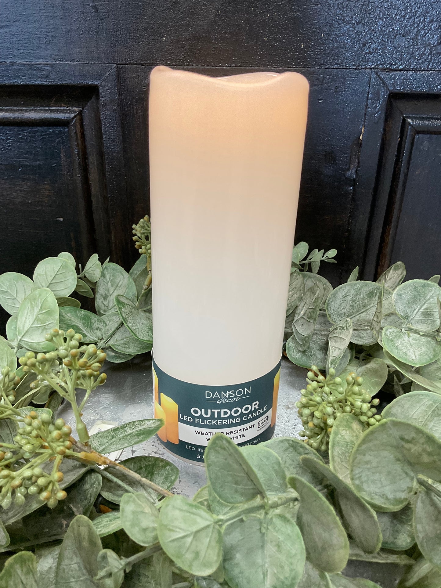 Outdoor Flickering LED Candle