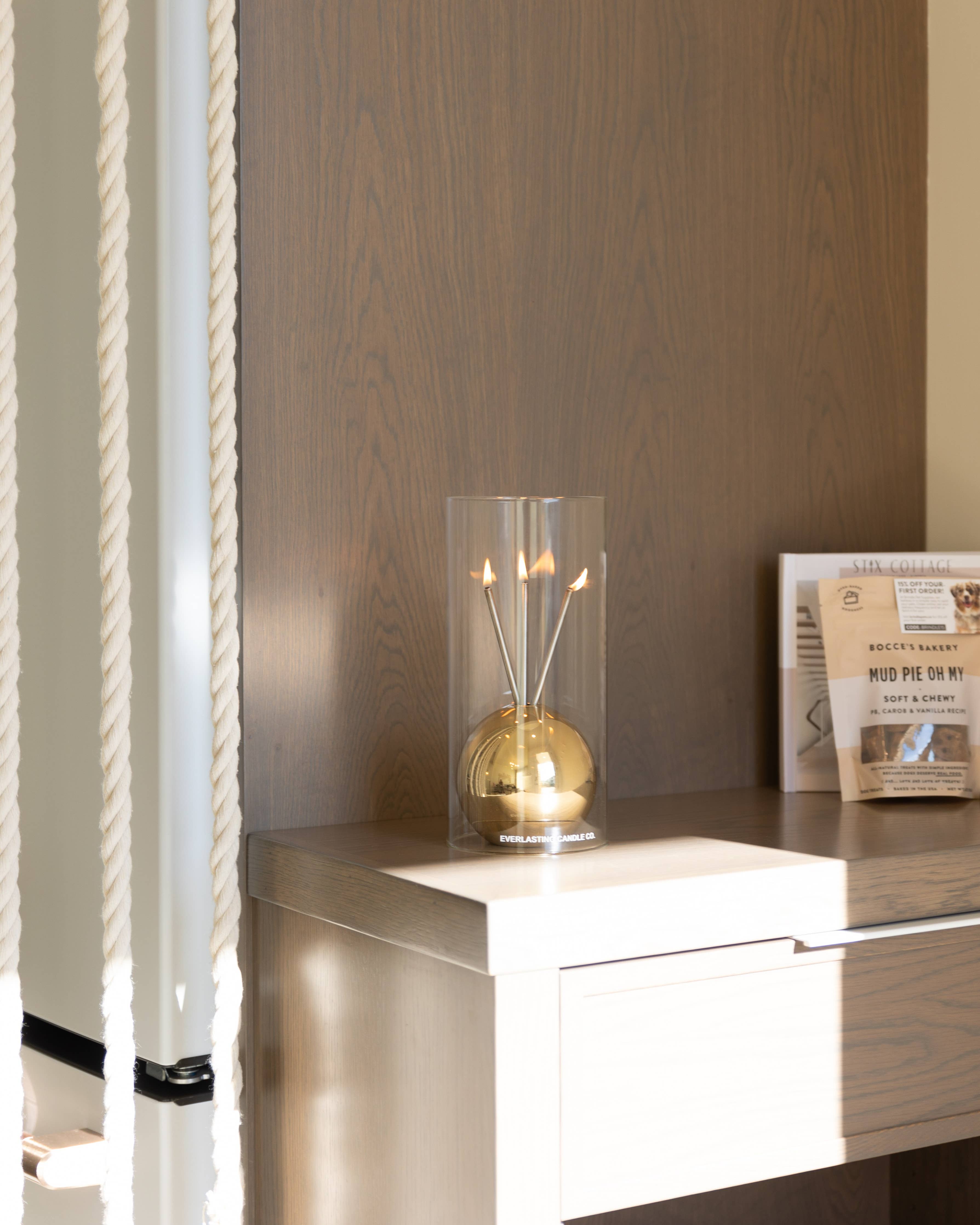 Hurricane Vase - Everlasting Candles - made in Canada
