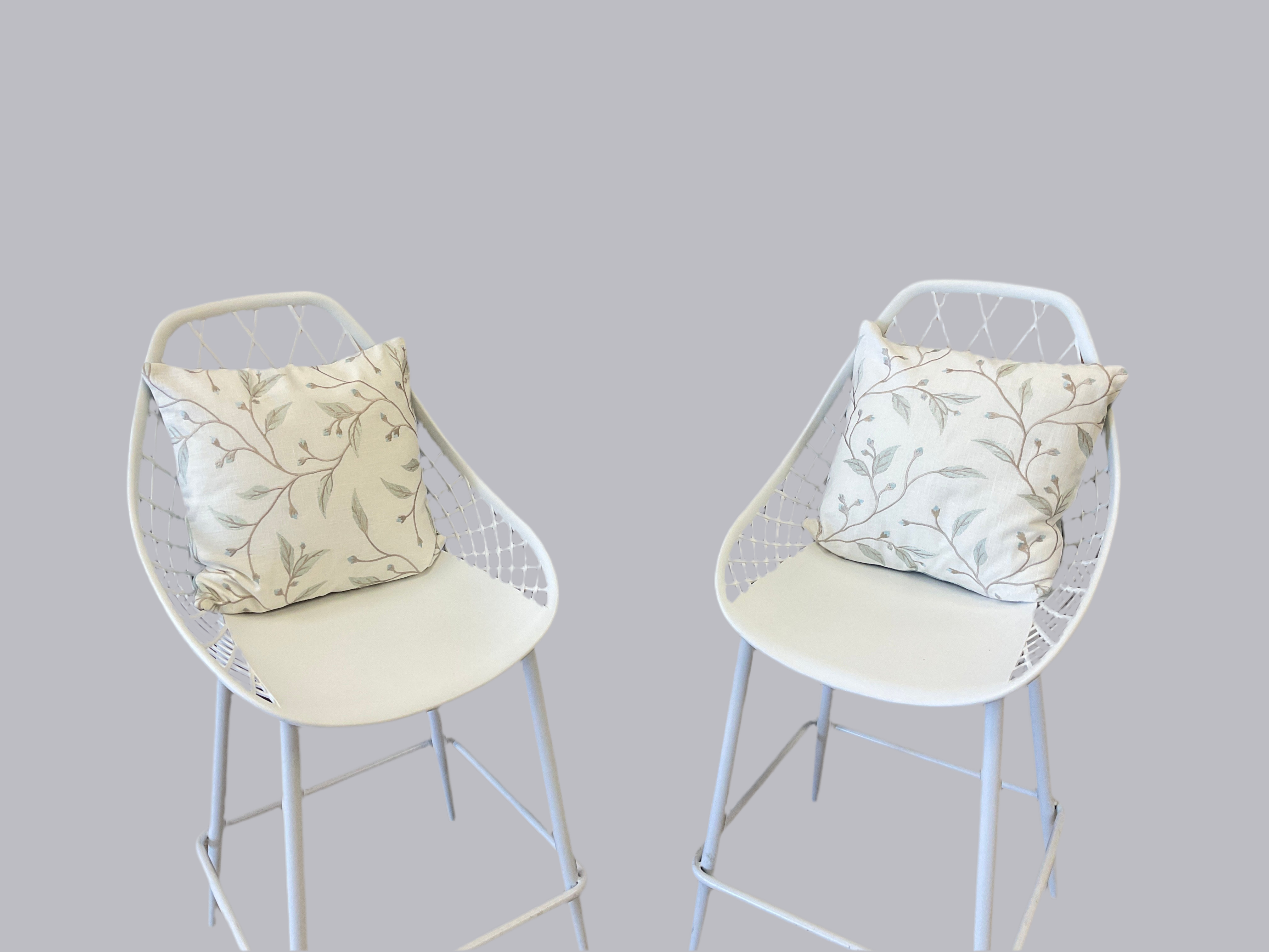 “Pacifica” Embroidered Cushion Set (of 2)