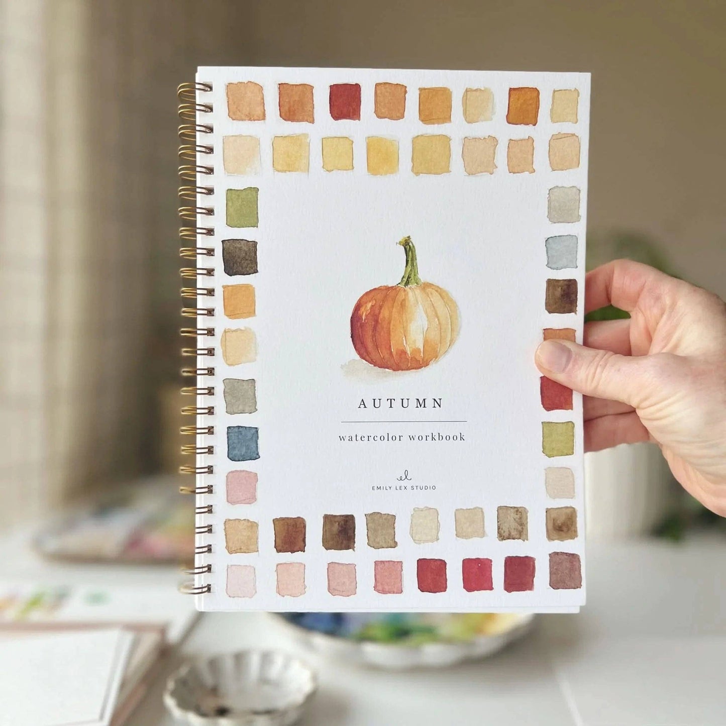 Emily Lex Autumn watercolor workbook