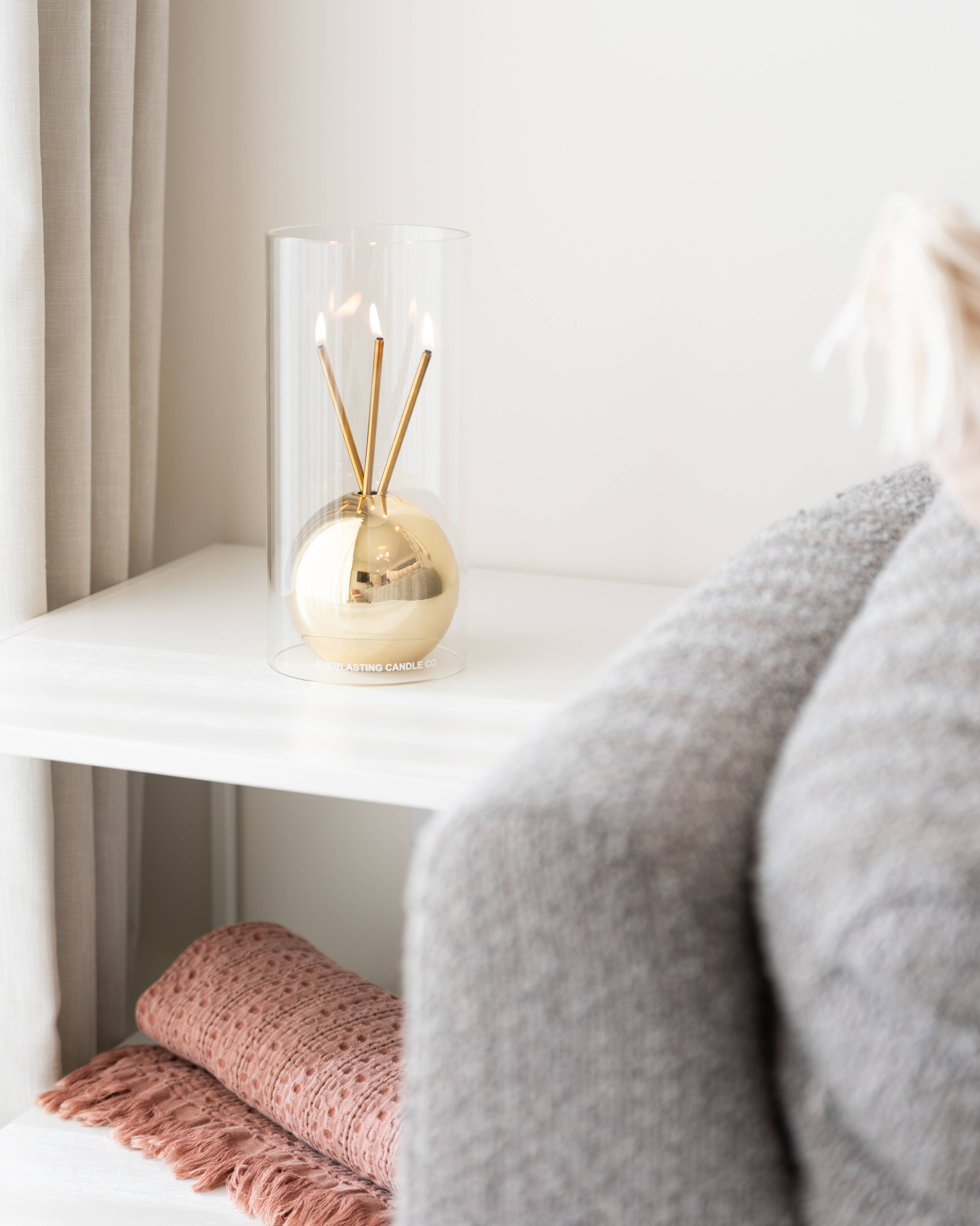 Hurricane Vase - Everlasting Candles - made in Canada