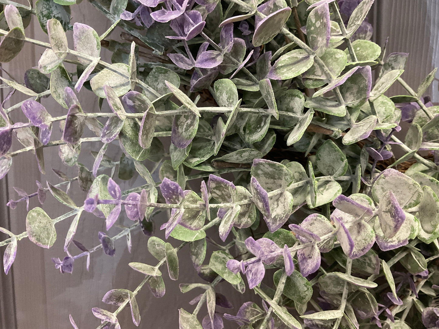 Purple Eucalyptus Wreath