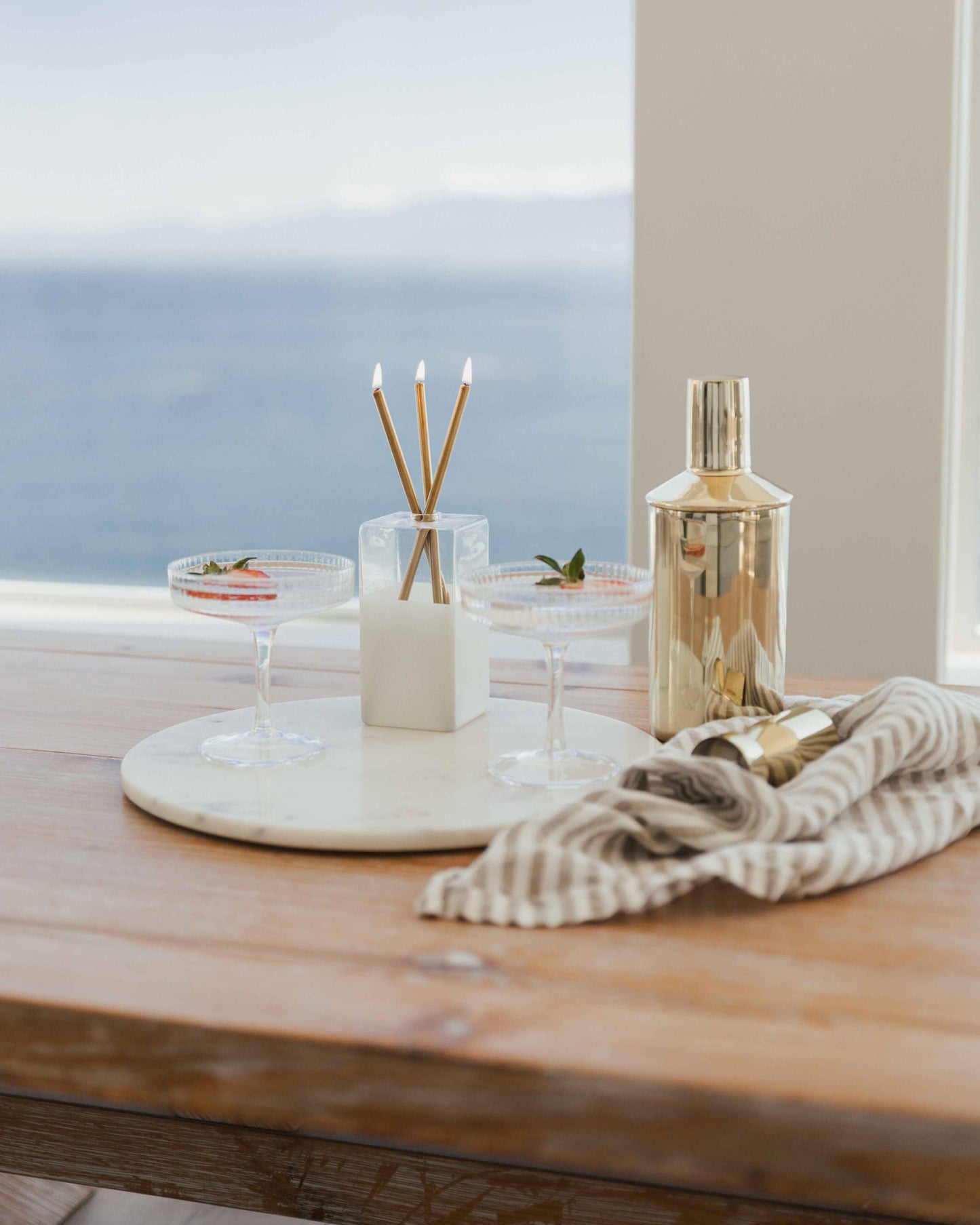 Gold Everlasting Candles - Made in Canada