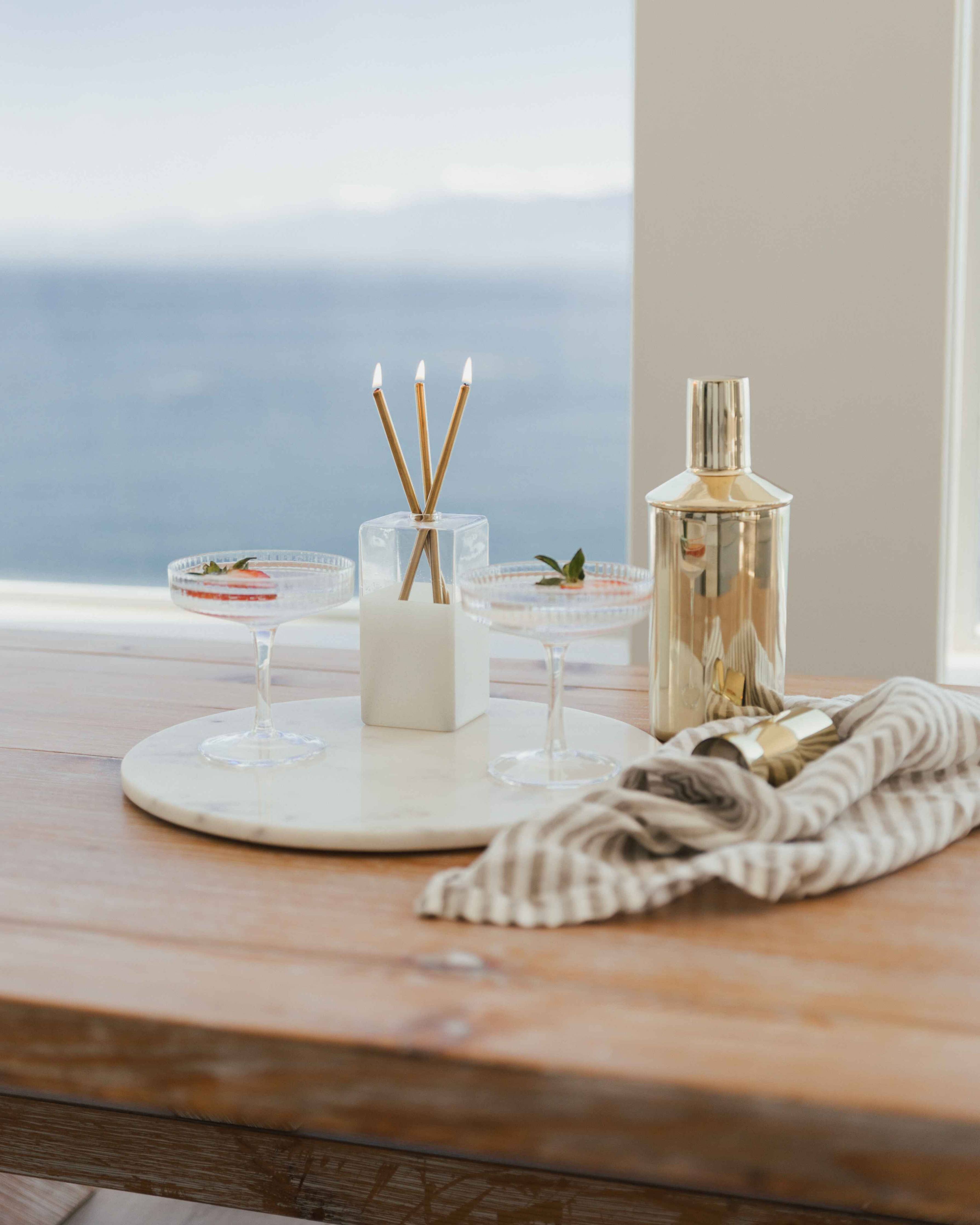 Gold Everlasting Candles - Made in Canada