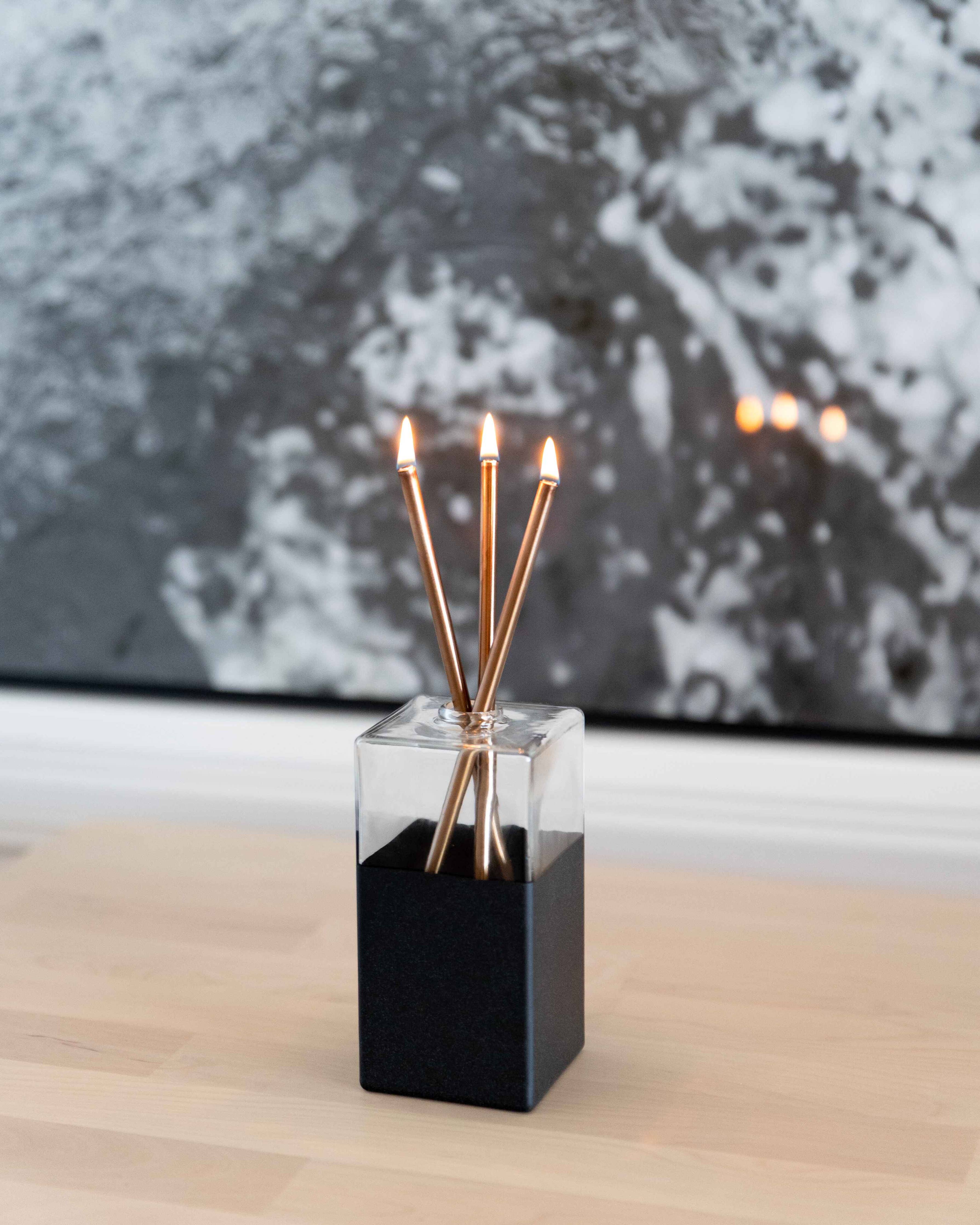 Champagne Everlasting Candles - Made in Canada