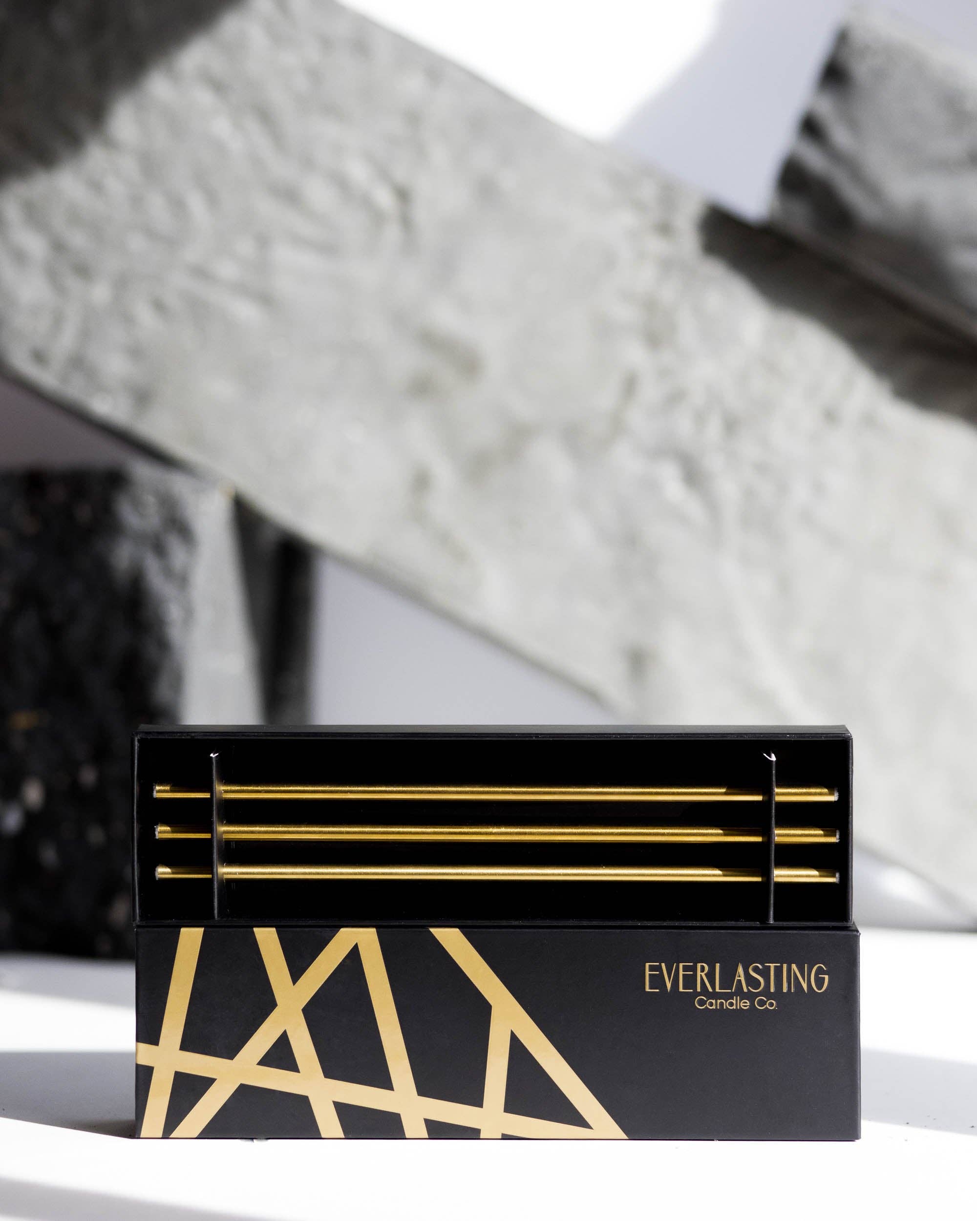 Gold Everlasting Candles - Made in Canada