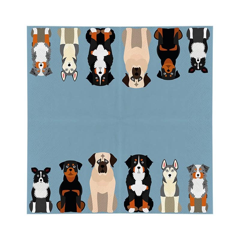 Paper Napkins Dogs 33X33Cm