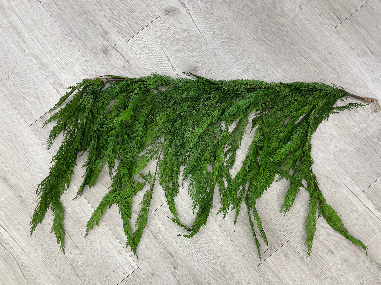 Real Touch Dripping Cedar Garland 40''