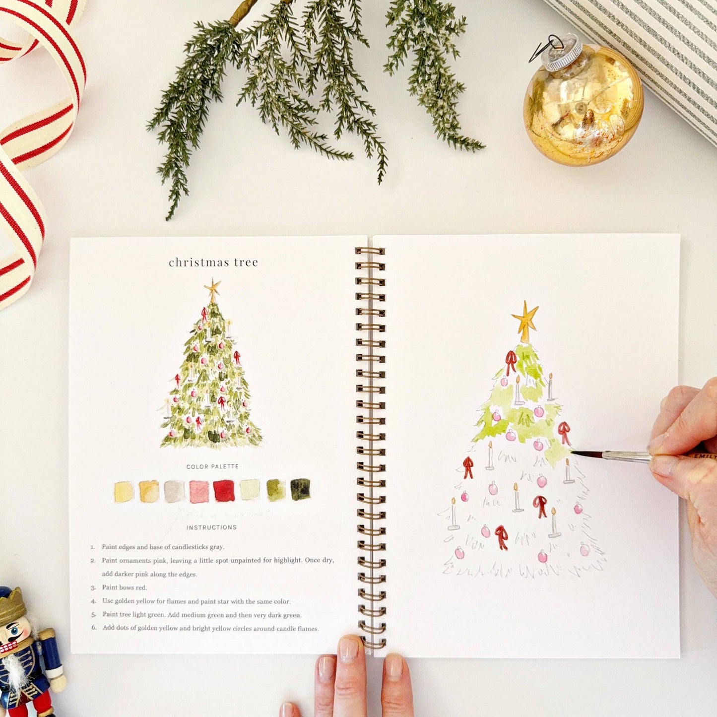 Emily Lex Watercolor Nutcracker Workbook