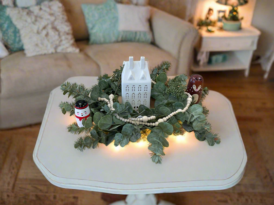 Bisque Finish Tall house