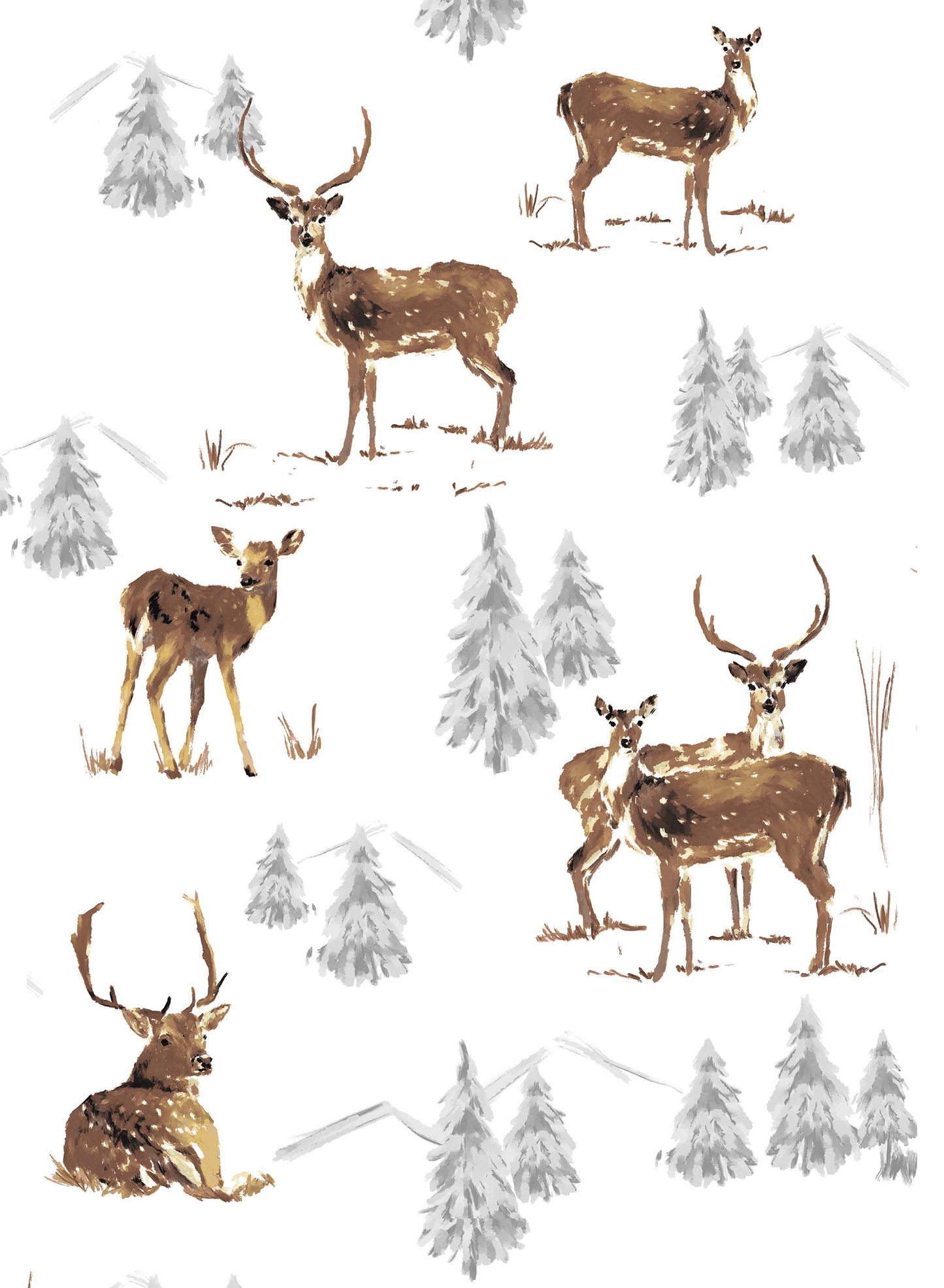 The Deers - Tea Towel