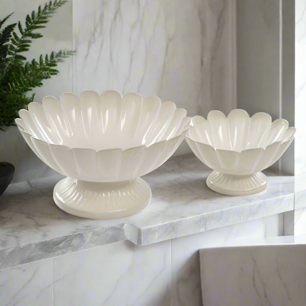 Floralis Metal Mini Urns (Set of 2)