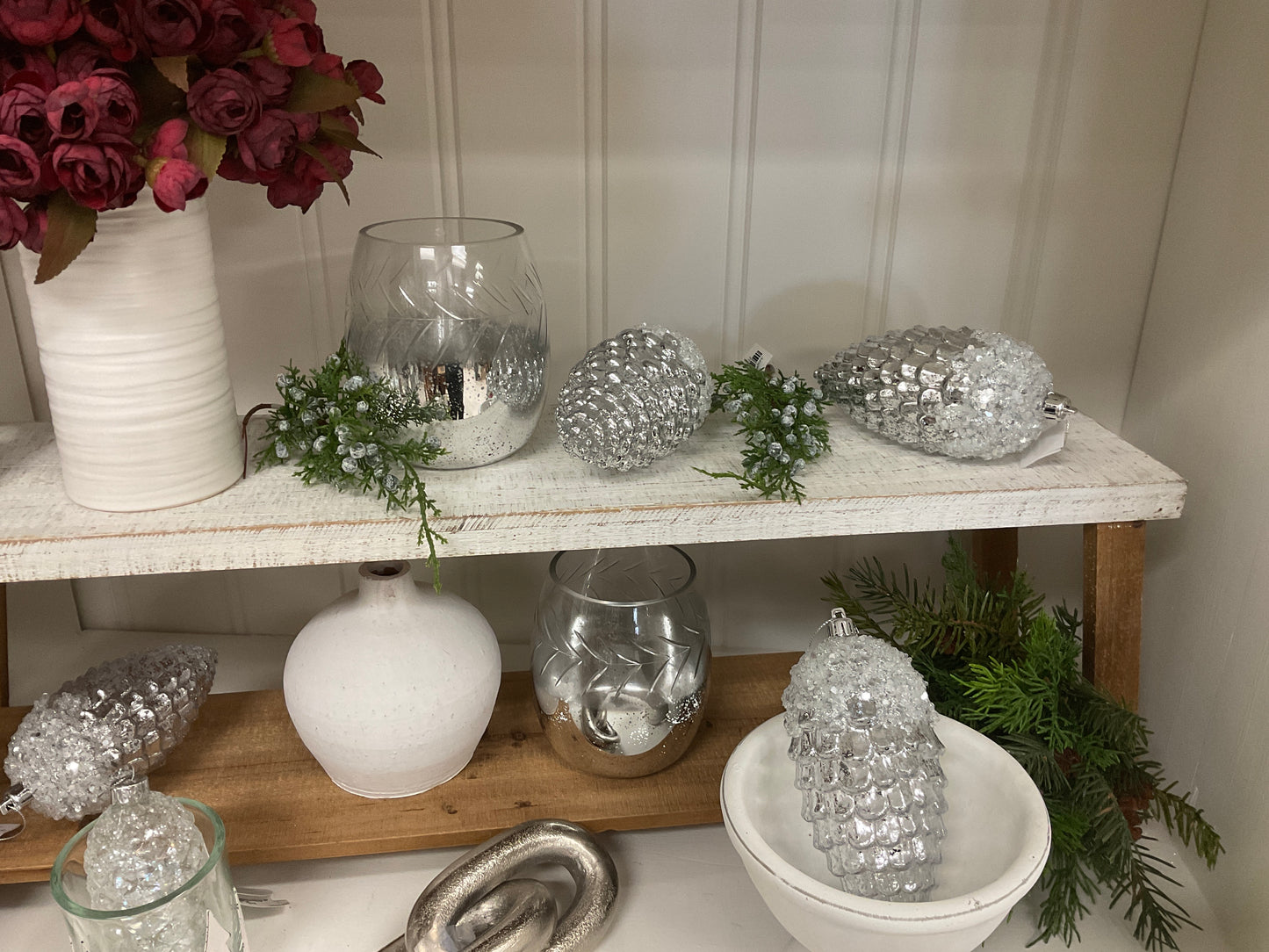 Glass Acorn Ornament