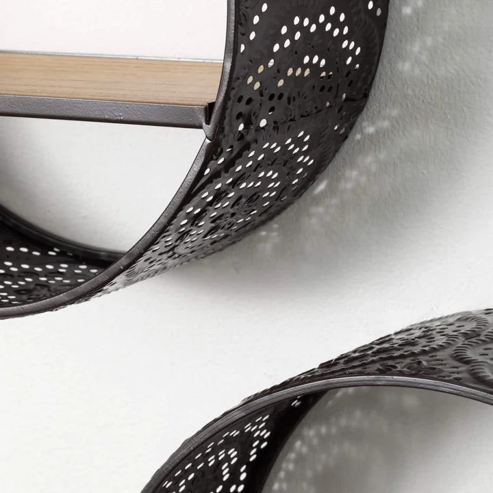 Circle Wall Shelf Set of 2
