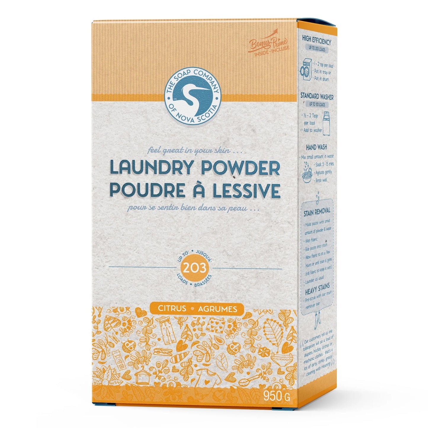 The Soap Company Laundry Powder - Made in Canada