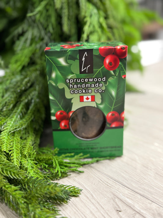 Christmas Sprucewood Shortbread Cookies