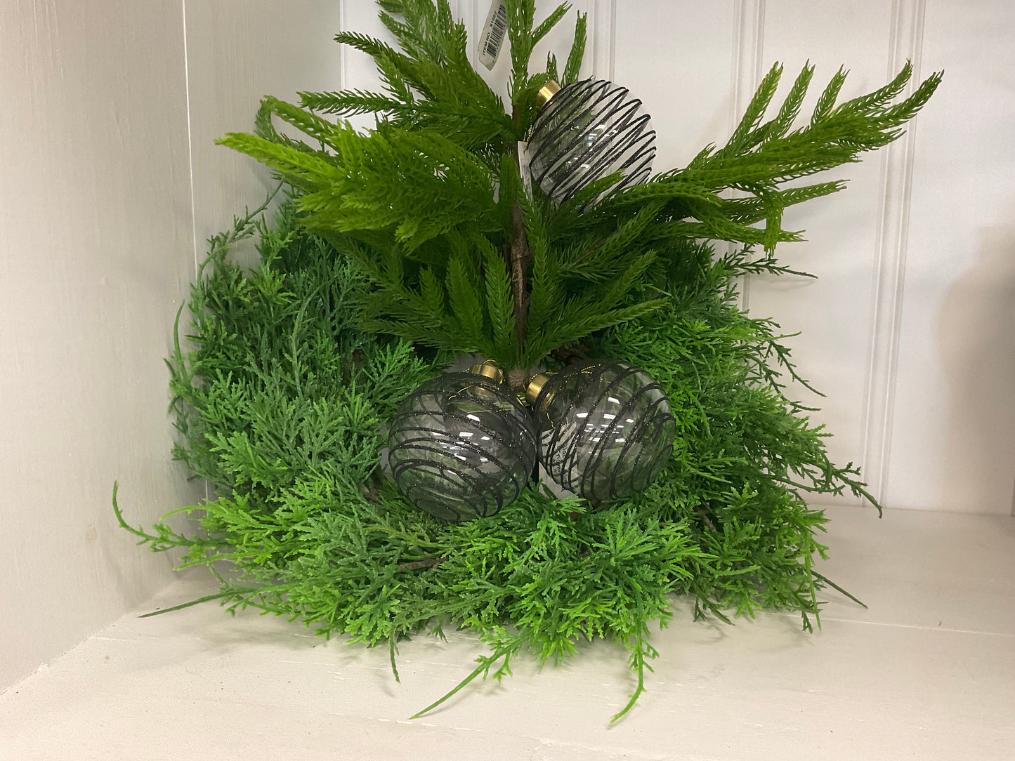 Ornament Black Striped Ornament