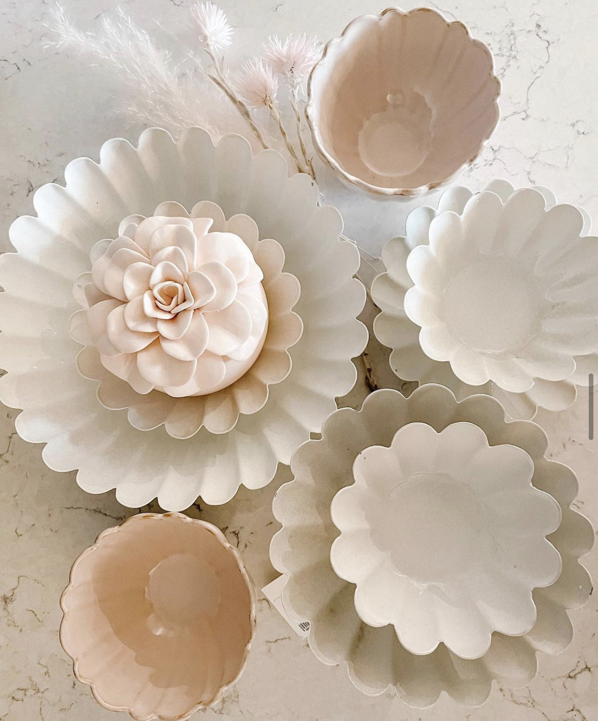 Floralis Metal Mini Urns (Set of 2)