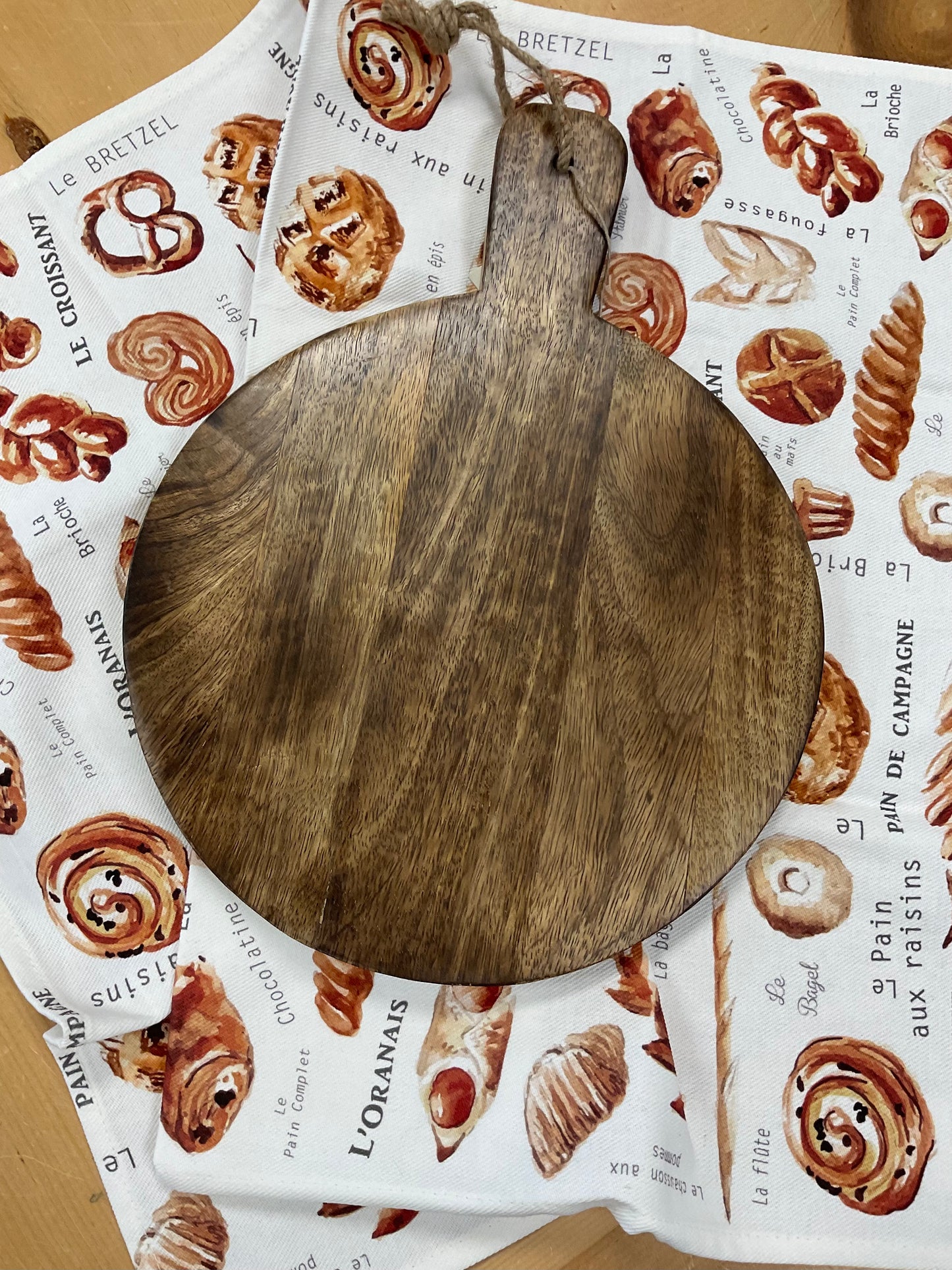 Mango Wood Round Paddle Board