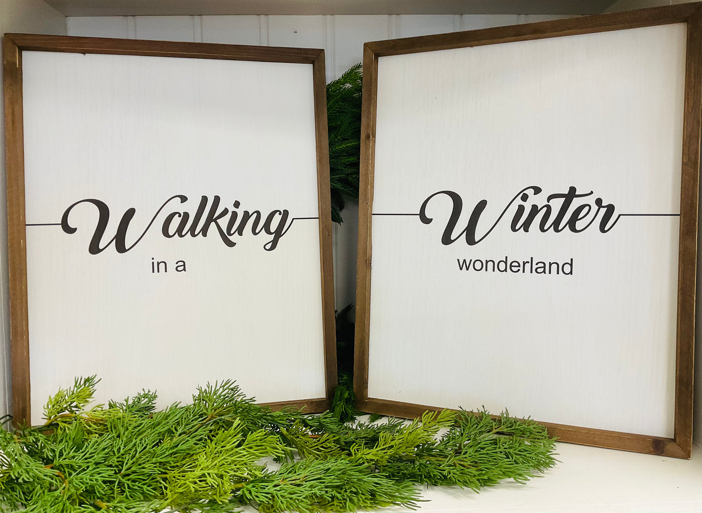 Walking in a Winter Wonderland Sign Set