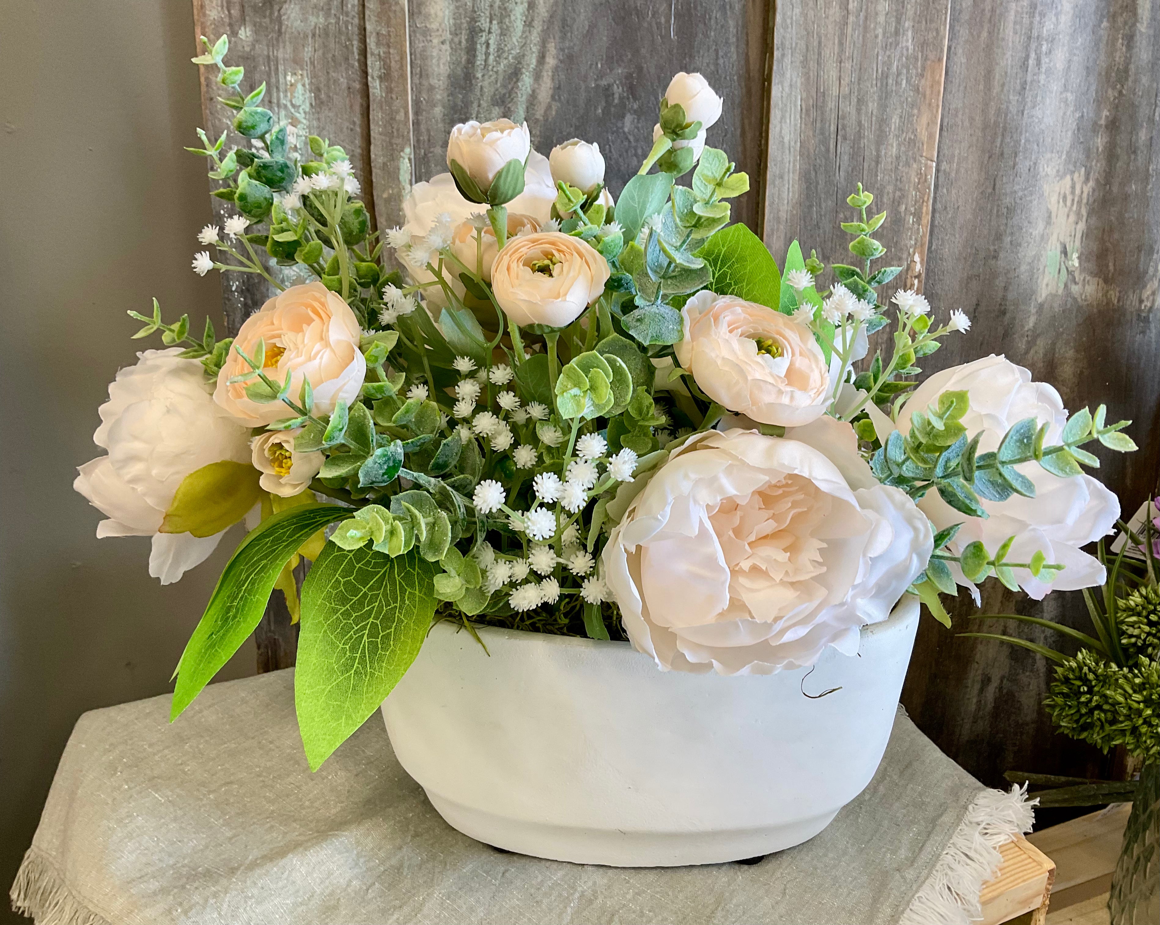 Peaches and Cream Floral Arrangement