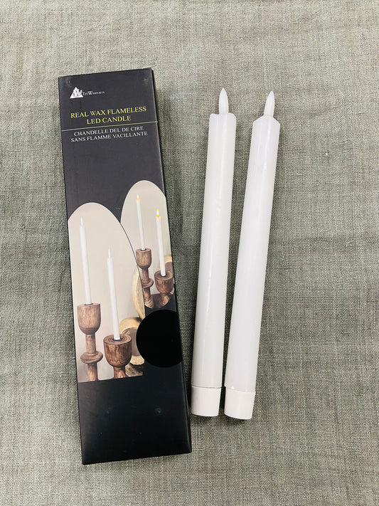 Real Wax Flameless LED Candle Sticks