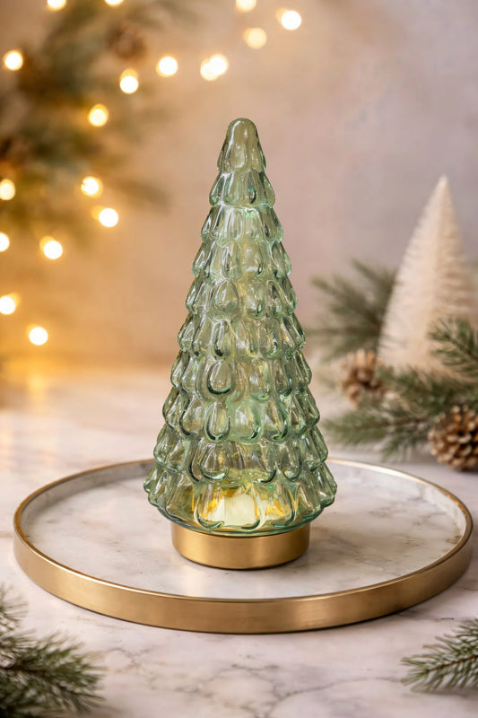 Sylvie Glass LED Tree