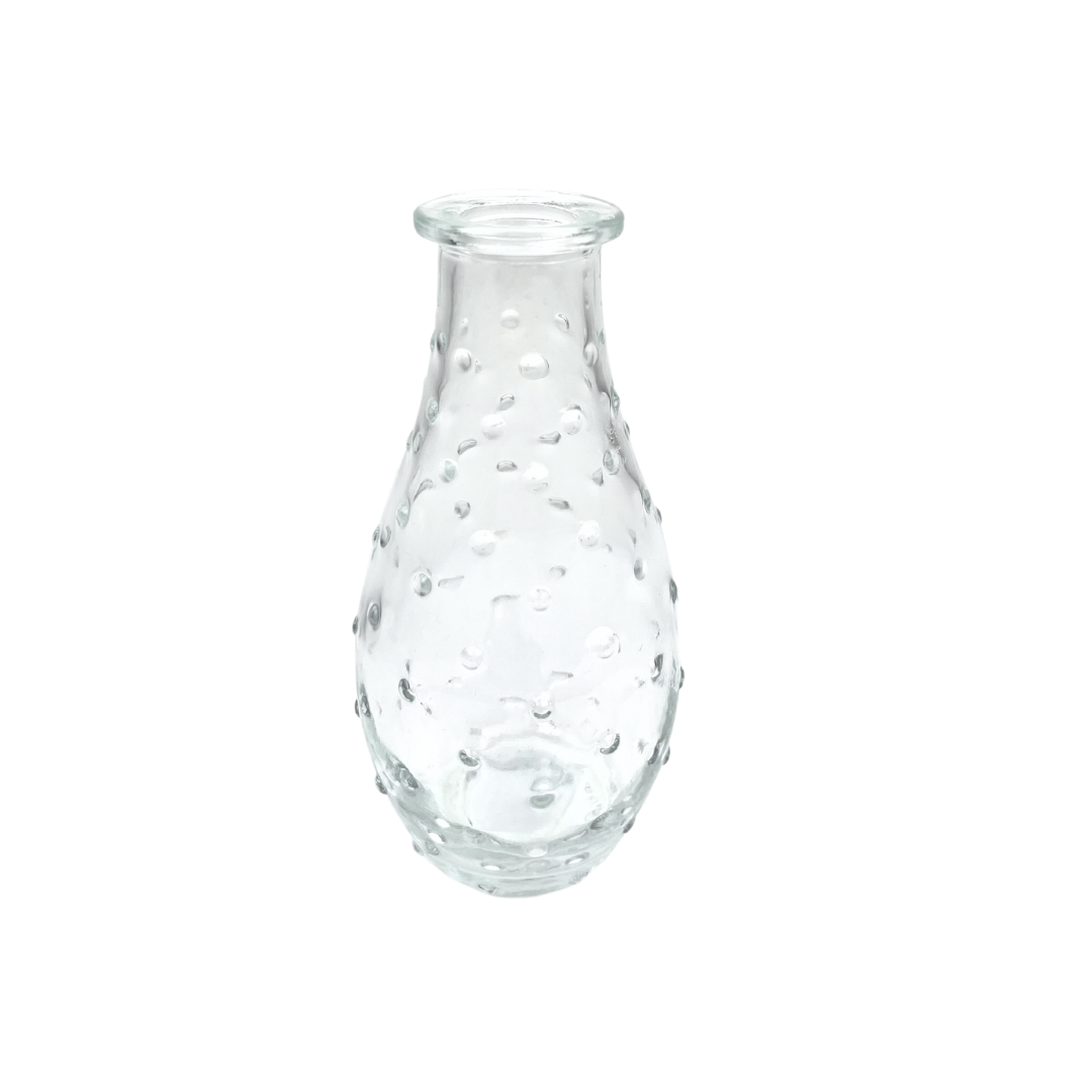 Hazel Clear Dot Vase