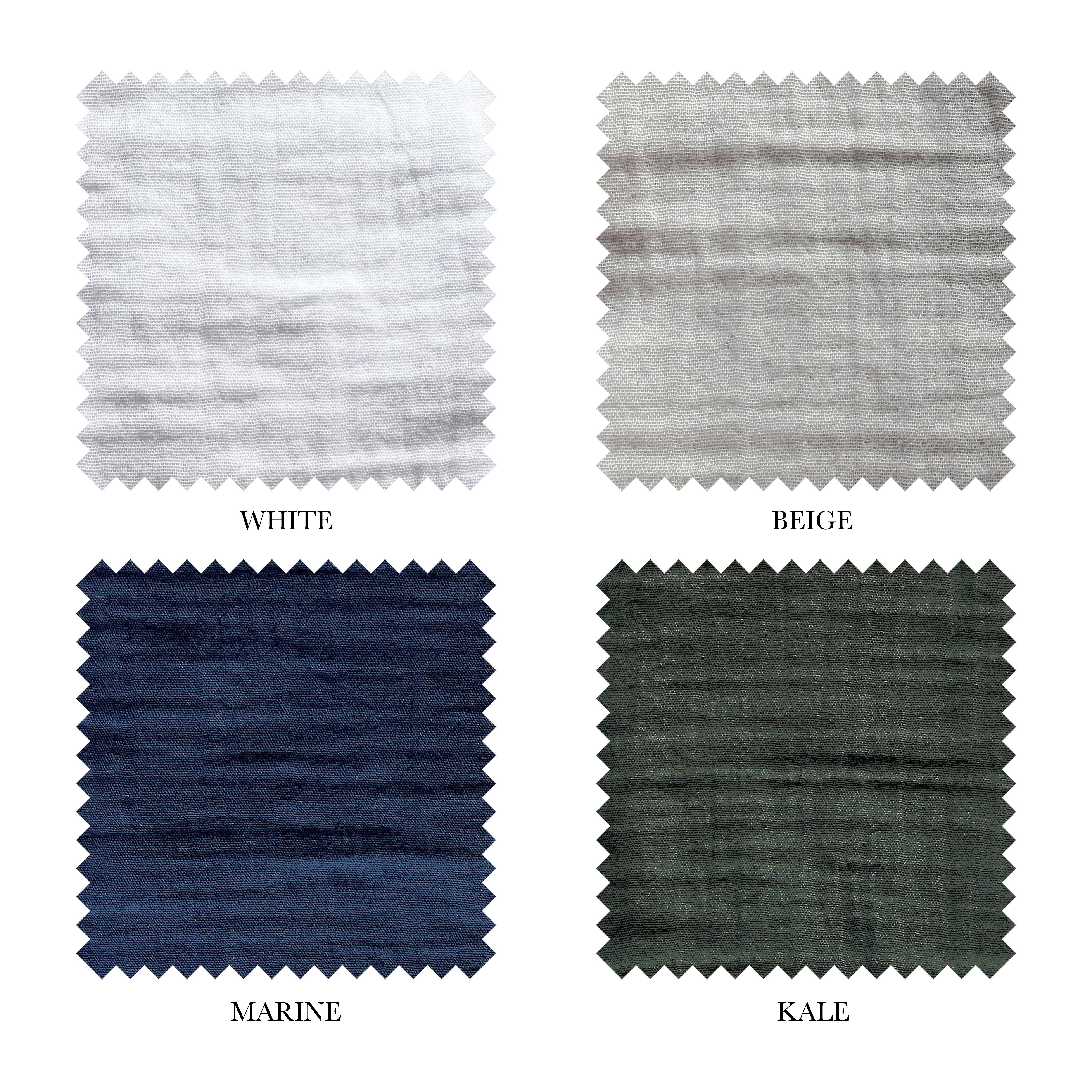 Queen Crinkle Duvet Cover - Oat