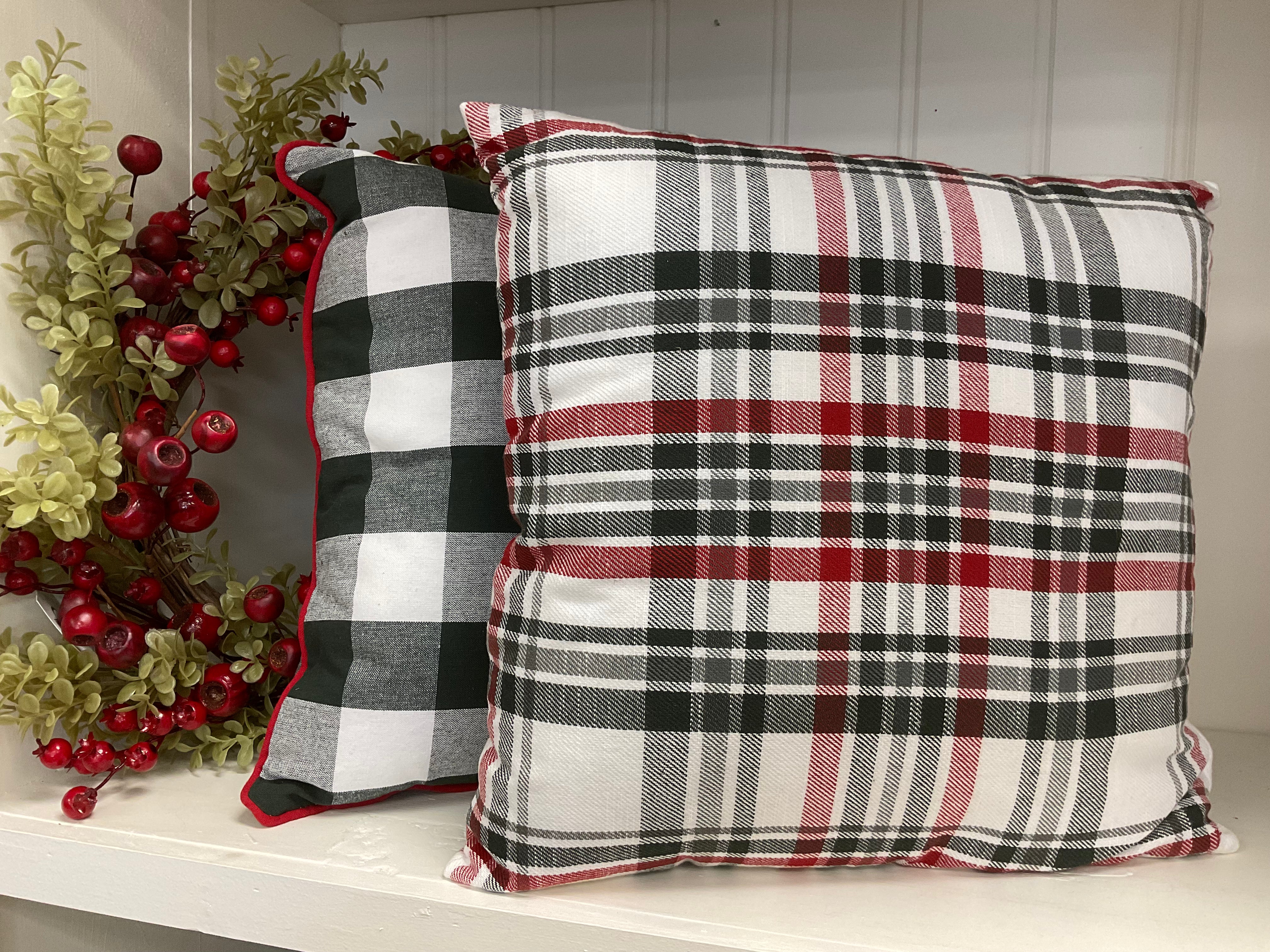 Plaid Pillow-set of 2