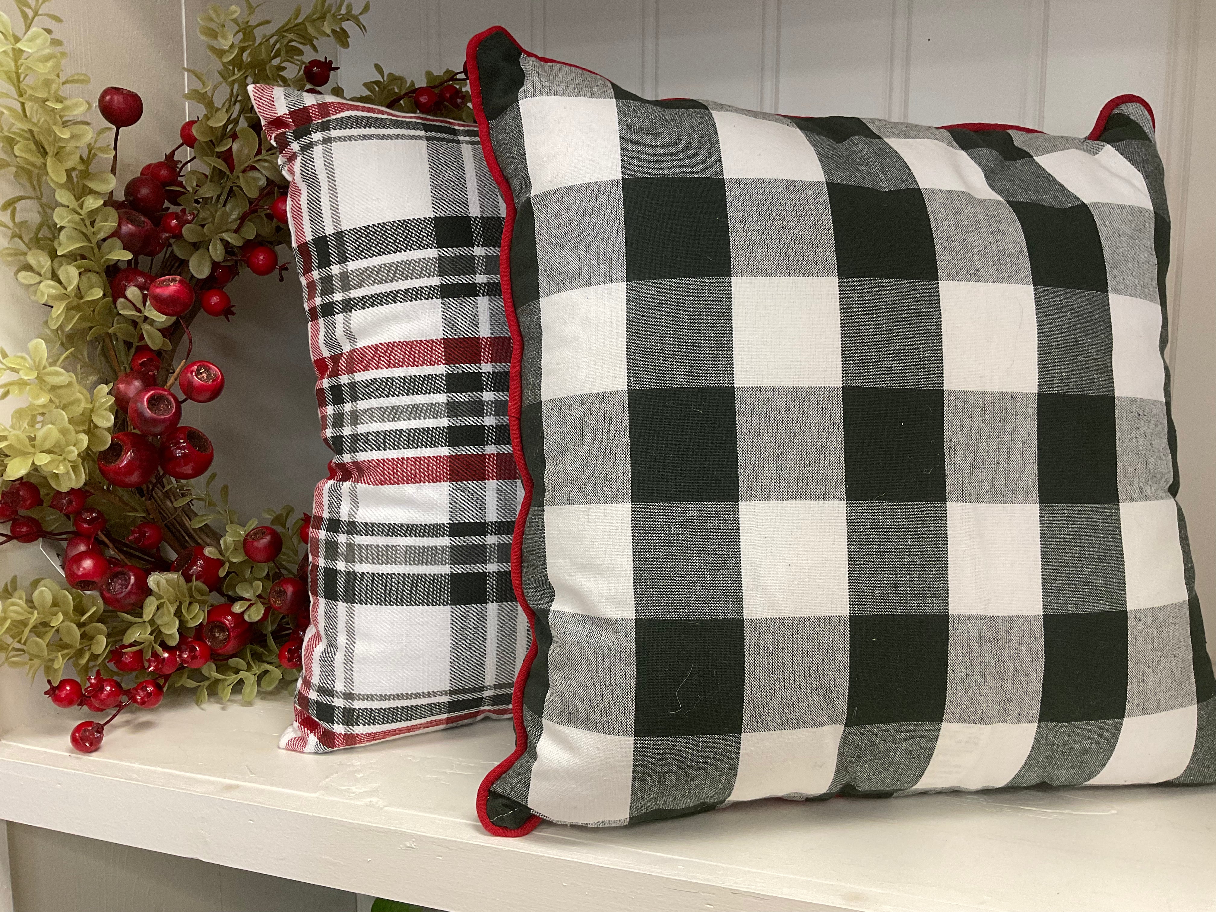 Plaid Pillow-set of 2