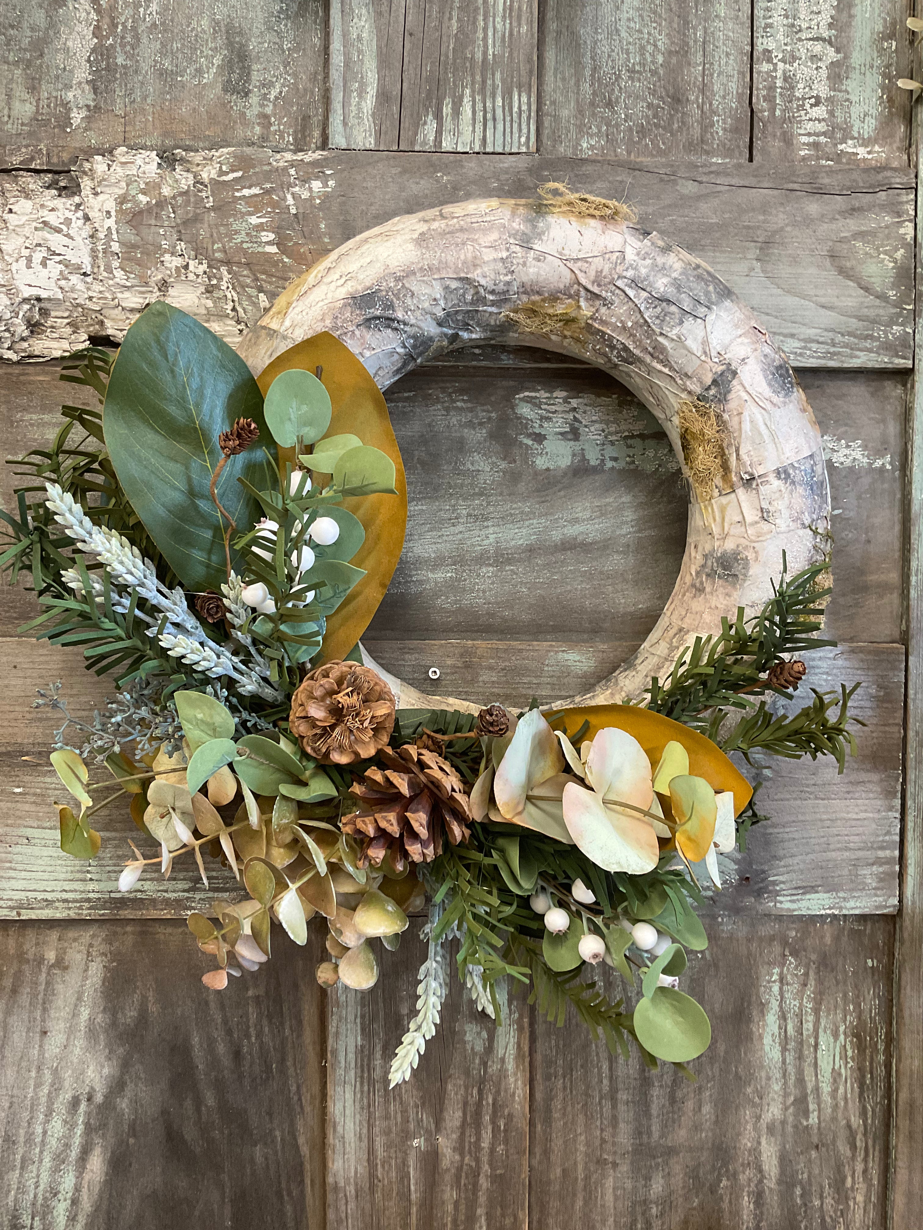 Winter Woods Birch Wreath