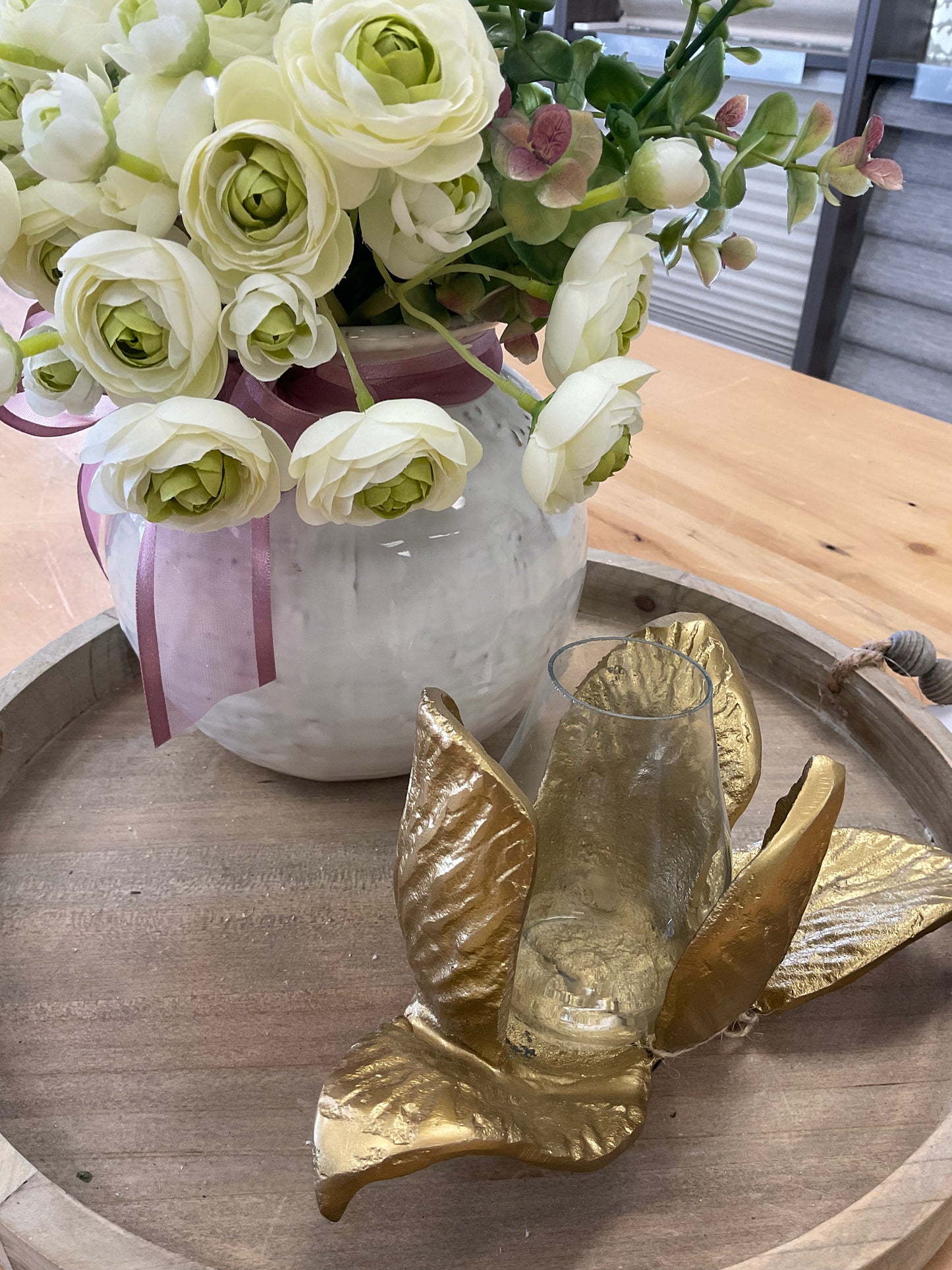 Budding Flower Sculpture