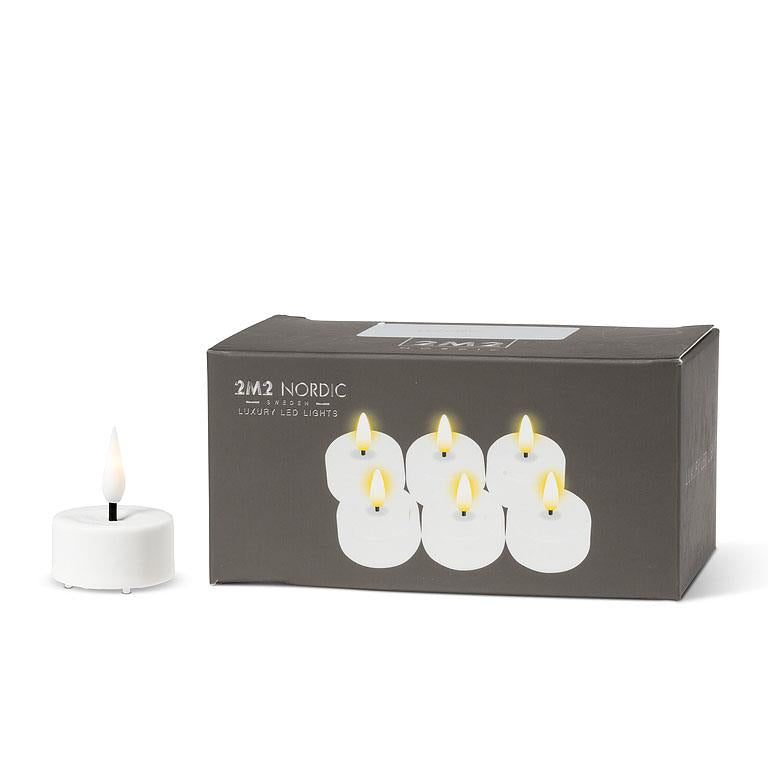 Luxlite Flameless LED Tealight. Set of 6